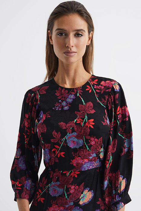 PAULINA MINI DRESS BLACK/PINK 6