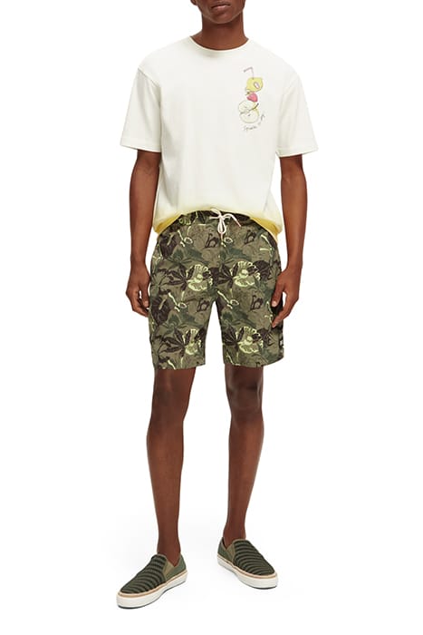 DIP-DYED SUMMER ARTWORK T-SHIRT WHITE 3