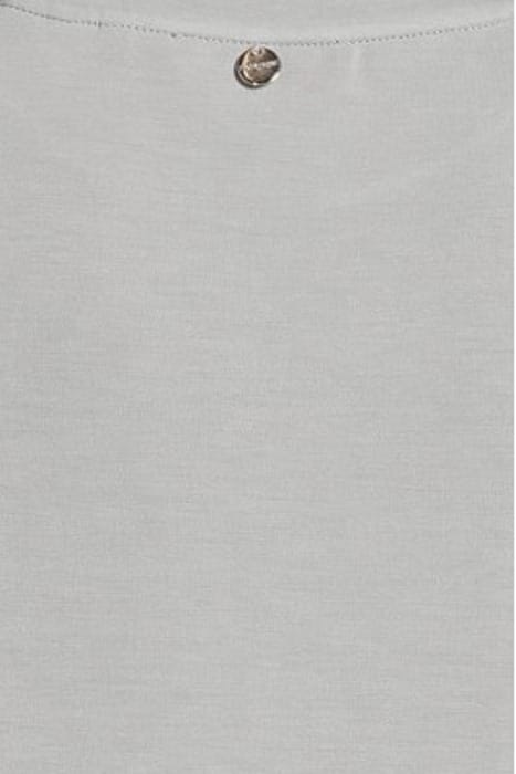 TENCEL PEACHED SHIRT PEBBLE GREY 5