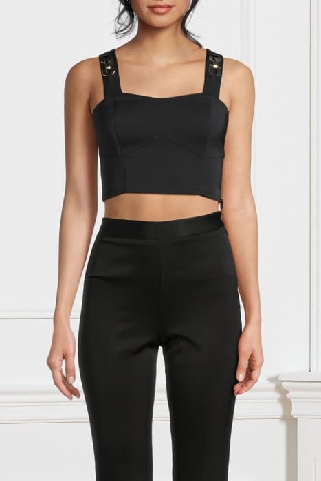 MARCIANO BY GUESS NORAH TOP JET BLACK 1