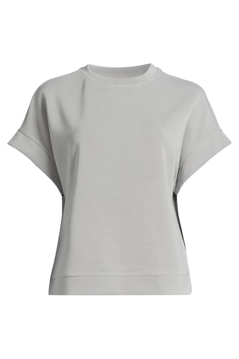 TENCEL PEACHED SHIRT PEBBLE GREY 3