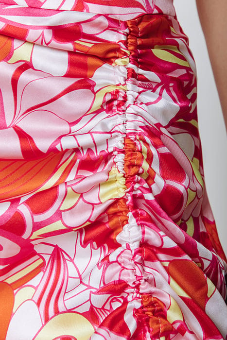ZEVA BIG FLOWER MIDI DRESS MULTICOLOR 4