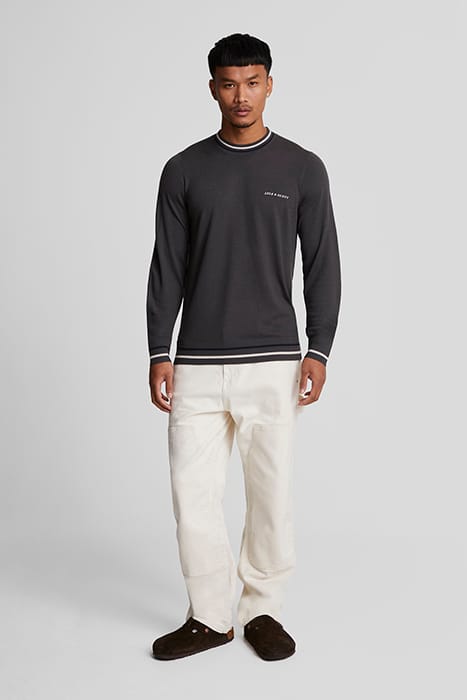 FLEECE LONG SLEEVE GUNMETAL 3