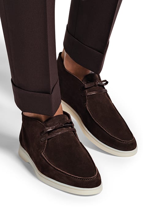 CHUKKA BOOT DARK BROWN 1