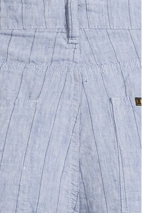 7226 LINEN PINESTRIPE BLUE RINSE PRINTED 5