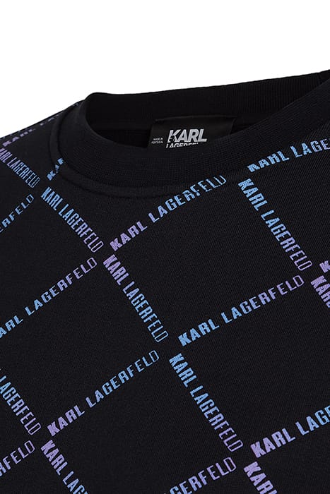 DIAMOND KARL AOP SWEAT BLACK 3