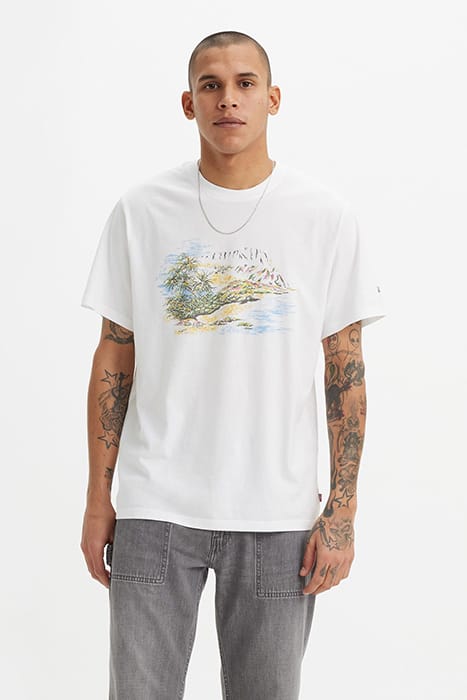 SS PRINTED T-SHIRT WHITE 1