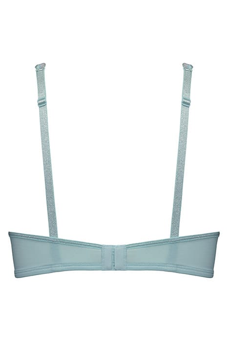 MARIPOSA SPARKLING IRIDESCENT AQUA PUSH UP BRA 5
