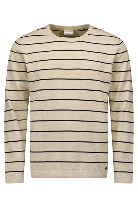 PULLOVER CREWNECK STRIPE CREAM 4
