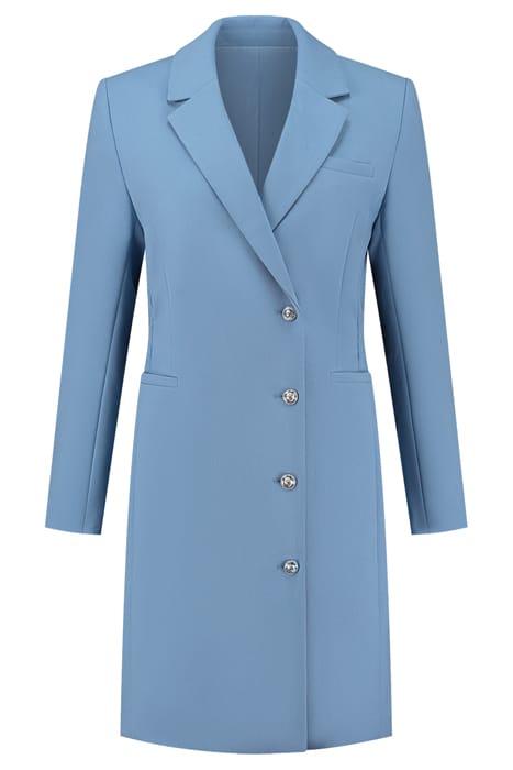 AVRIL BLAZER DRESS ASH BLUE 2