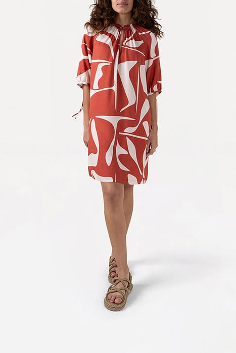 MAYSA DRESS GRAPHIC GINGER 1