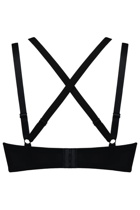 TABOO BLACK AND SAND BALCONY BRA 5