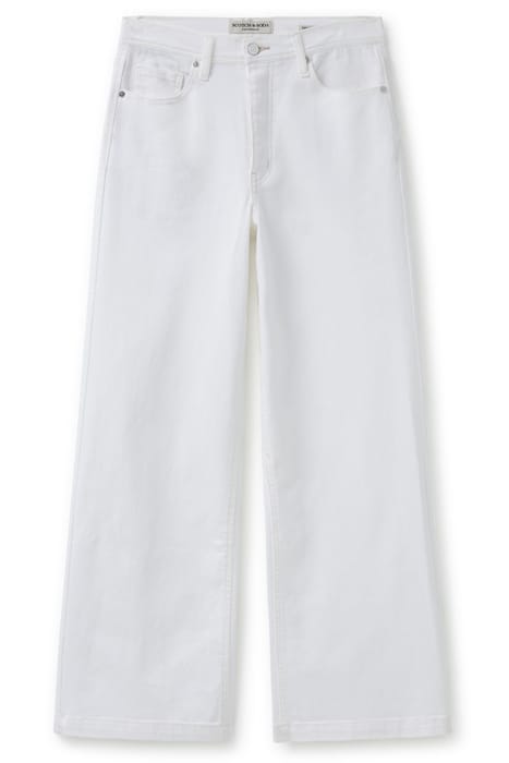 THE DAZE HIGHEST RISE WIDE LEG BLANC DE BLANC 3