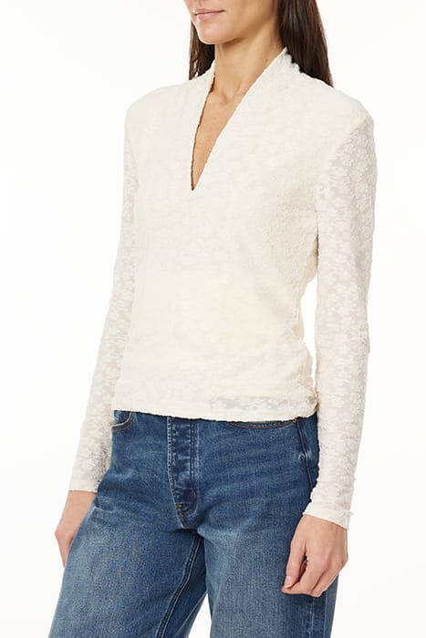 LS KNIT TOP IVORY FLORAL 5