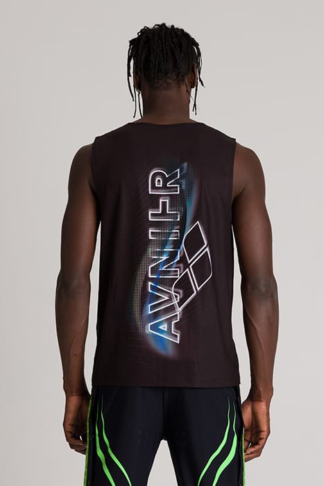 UNISEX ARENA AVNIER SLEEVELESS SHIRT BLACK 2