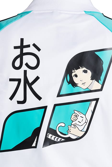 W RELAX IV TEAM JACKET ANIME WHITE-MINT 4