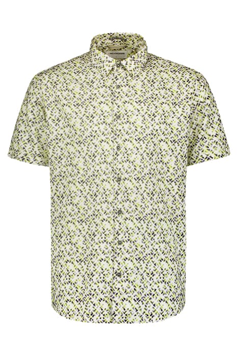 SHIRT SHORT SLEEVE ALLOVER PRINTED LIME 4