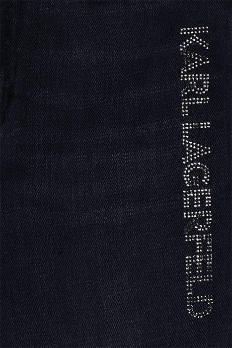 SKINNY LOGO DENIM BLACK 3