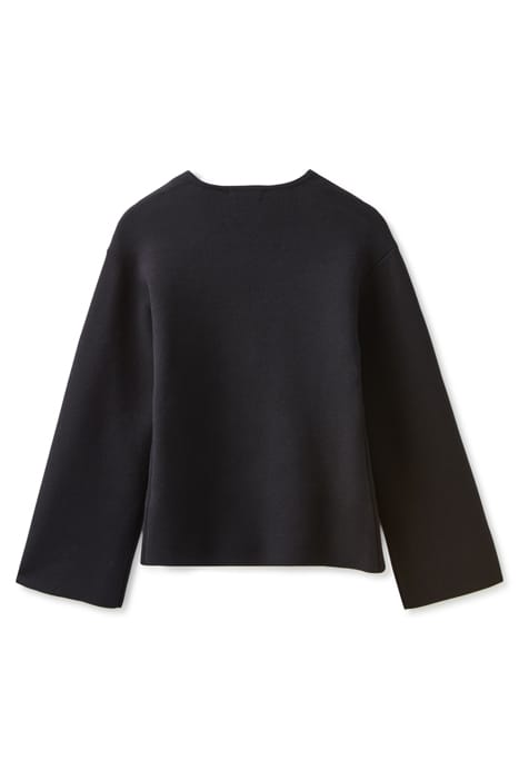 DOUBLE BREASTED FULL SLV CARDI BLACK NIGHT 4