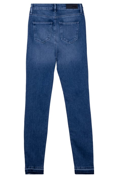 SKINNY LOGO DENIM MID BLUE 2