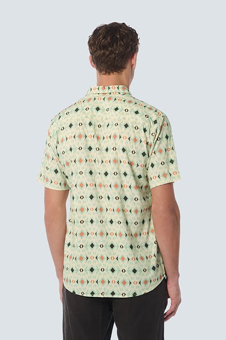 SHIRT SHORT SLEEVE RESORT COLLAR ALLOVER PRINTED OFFWHITE 2
