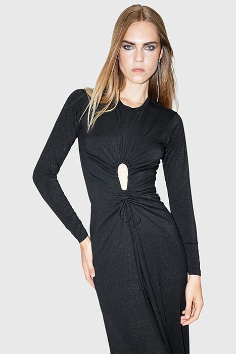 XYLIA LS DRESS METALLIC BLACK 5