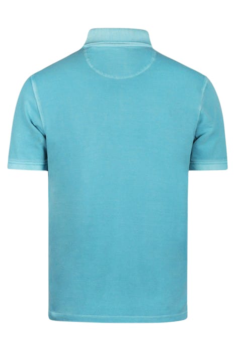 SUMMER PIQUEE POLO AQUA 2