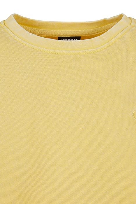 LADIES CROPPED FLOWER EMBROIDERY TERRY CREWNECK VINTAGESUN 8