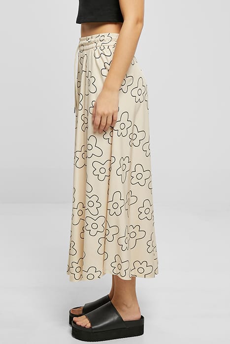 LADIES VISCOSE MIDI SKIRT SOFTSEAGRASSFLOWER 6
