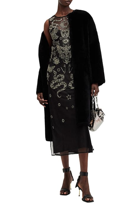 RYE EMB MAXI DRESS BLACK/GUNMETAL 5