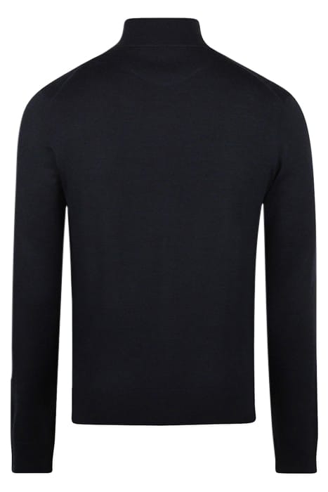 FINE MERINO ZIP THRU CARDIGAN NAVY 5