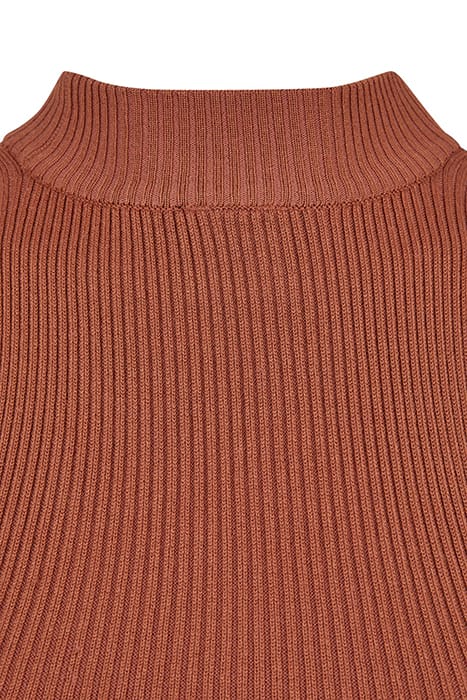 LADIES CUT OUT SLEEVLESS DRESS TERRACOTTA 9