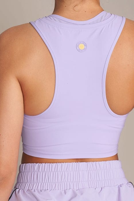 LAURA - WOMEN'S CROPPED SLEEVELESS TOP LAVENDER 5