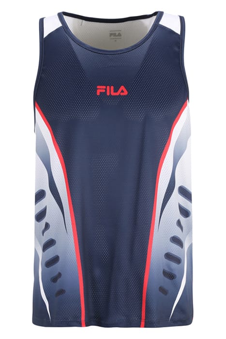RIEZ RUNNING TANK BLACK IRIS-BRIGHT WHITE 4