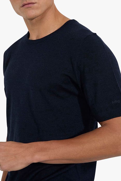 FINE MERINO T-SHIRT NAVY 6