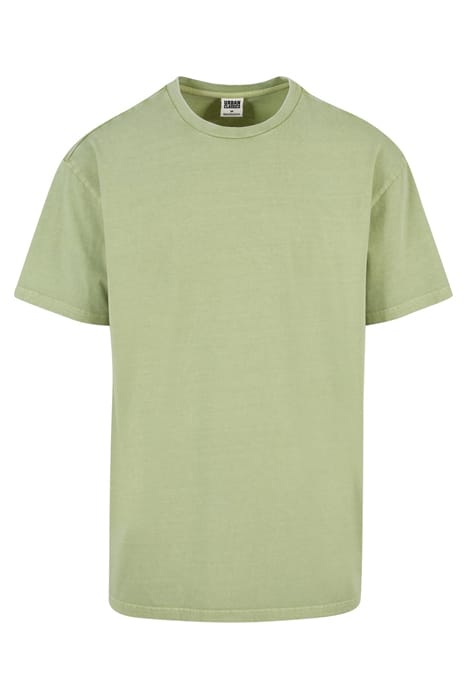 HEAVY OVERSIZED ACID WASH TEE VINTAGEGREEN 4