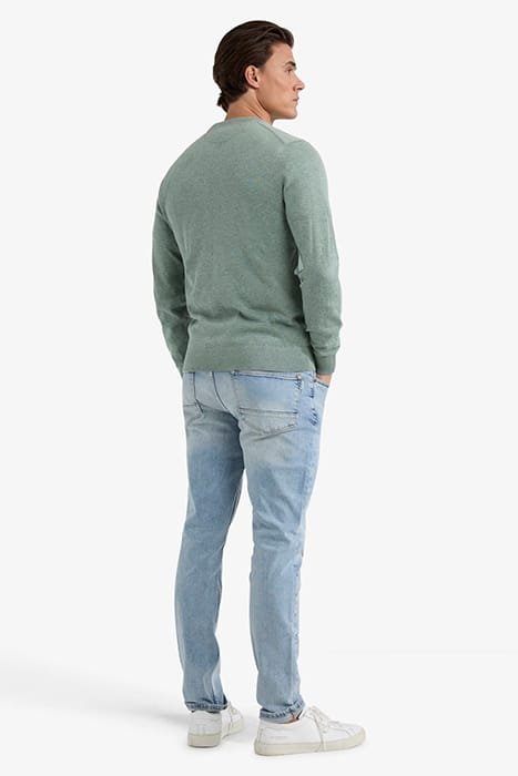 C-NECK SWEATER ICE GREEN 3