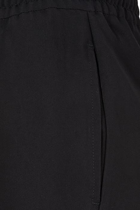 LADIES VICOSE STRAIGHT LEG CARGO PANTS BLACK 8