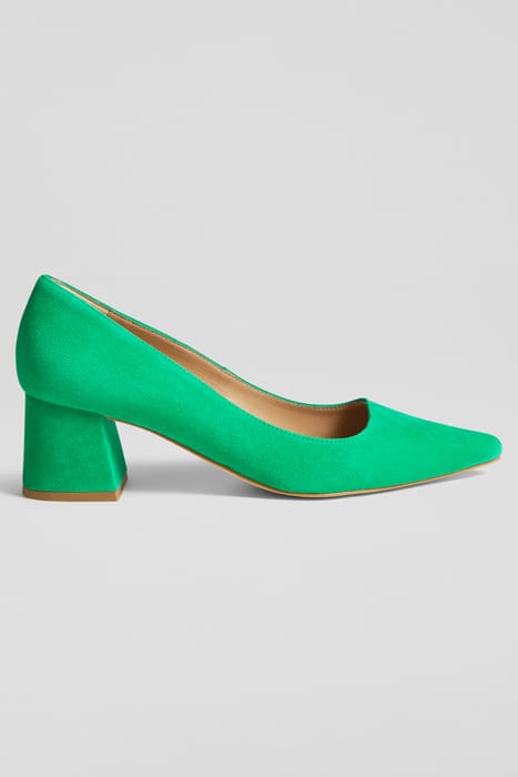 SLOANE POINTED PUMP EDEN GREEN 1
