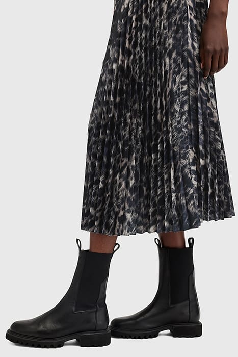 JINX PLEATED DRESS JINX TAUPE BROWN 8