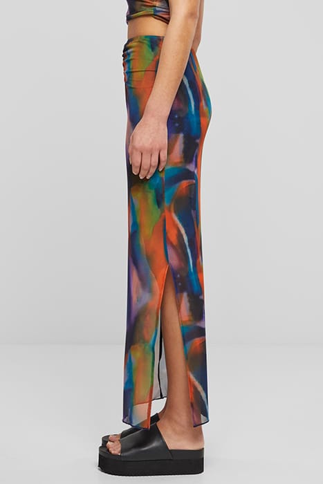 LADIES AOP MESH TUBE SKIRT MULTICOLORREFLECTION 6