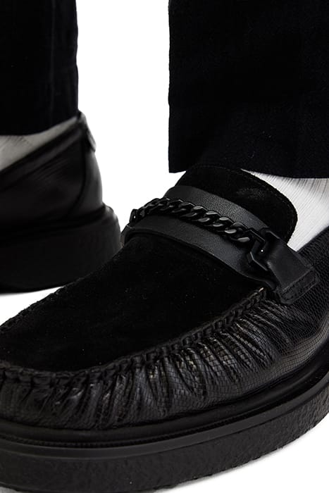 GIBBS CHAIN LOAFER BLACK 4