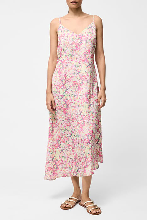 DONNA ASYMMETRIC DRESS SZ18 STRAWBERRY SHAK 1