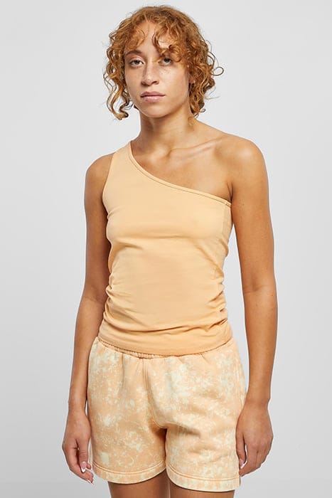 LADIES ASYMMETRIC TOP PALEORANGE 1