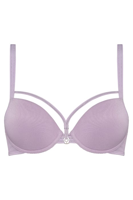 SPACE ODYSSEY LILAC LUREX AND SILVER PUSH UP BRA 3