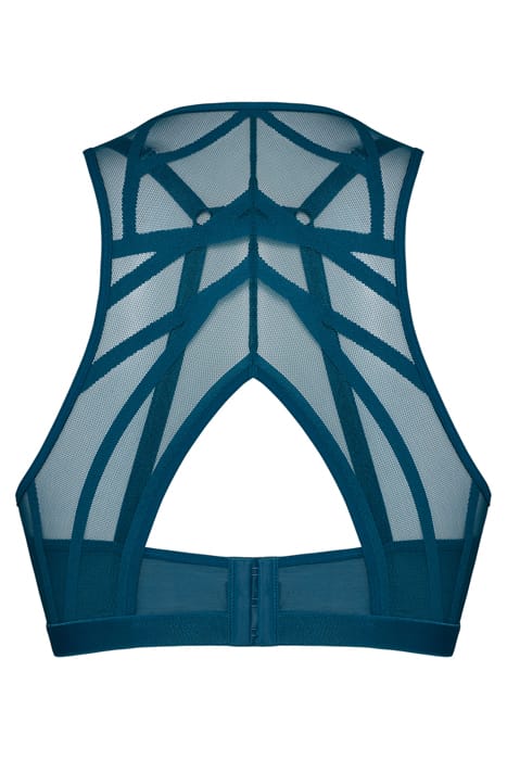 THE ILLUSIONIST TRANSPARENT PETROL PUSH UP BRA 4