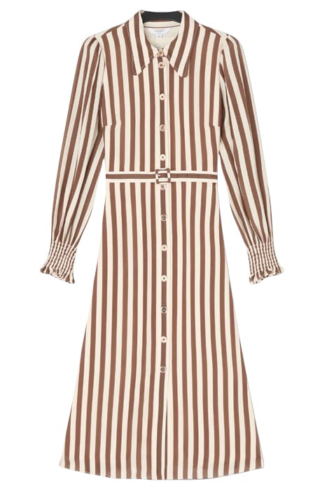 EMELIA SHIRT SHIRT DRESS BROWN 3