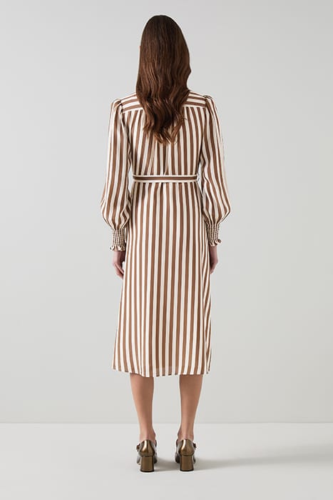 EMELIA SHIRT SHIRT DRESS BROWN 2