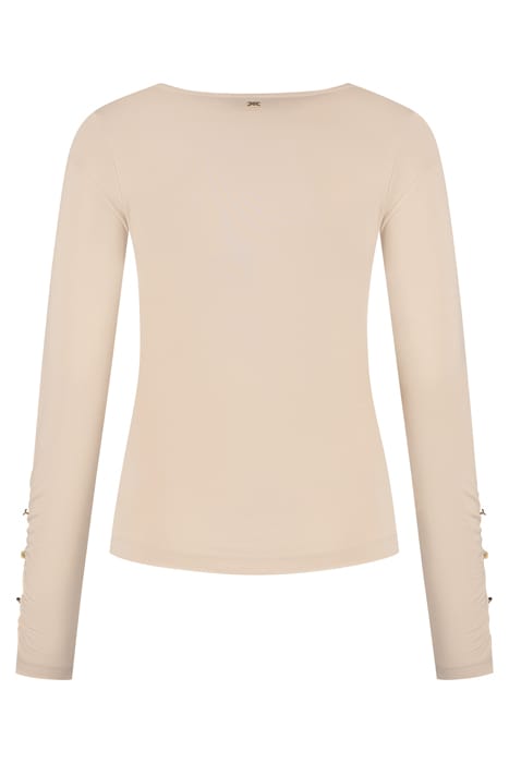 TWIST SHOULDER TOP HUMMUS 2