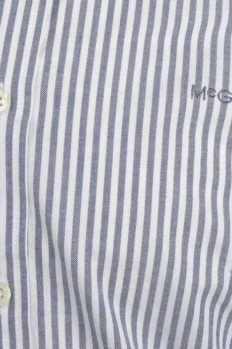 STRETCH OXFORD SHIRT BIG STRIPE NAVY 9